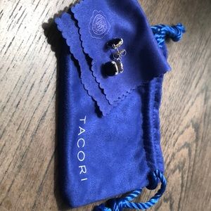 Tacori Classic Rock Cushion Cut Black Onyx Studs